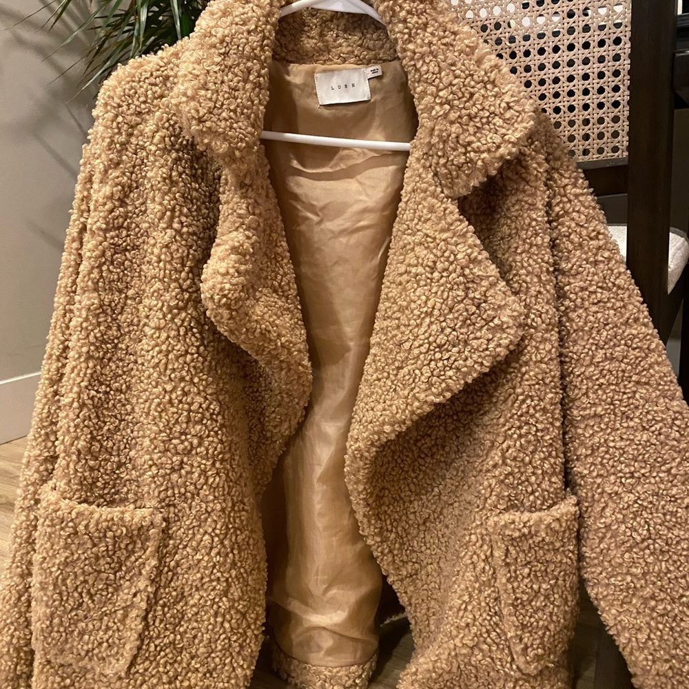 Warm teddy jacket